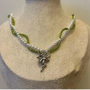 Intertwined vine fairy necklace